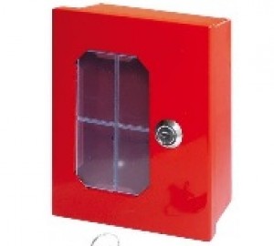 Boîte à clé incendie - Dimensions (L x l x P) mm : 165 x 120 x 50