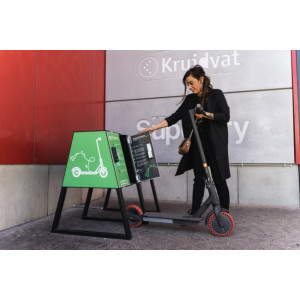 Borne de recharge Trottinette  - Station de parking et de rechargement trottinette