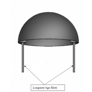 Borne de sécurité en fonte ductile - Utilisation : Mobilier urbain