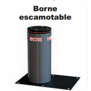 Borne escamotable 219 mm - Hauteur : 700 mm - Diamètre : 219 mm