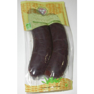 Boudin noir traditionnel biologique - Lot de 2 Boudins noirs traditionnels