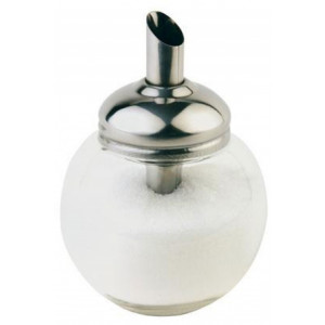 Boule à sucre verre et inox - Contenance: 150 ml