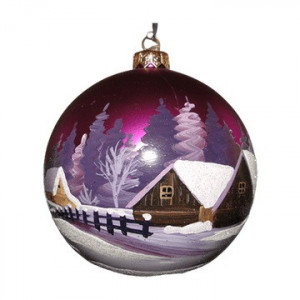 Boule de Noël faite main pour sapin - Dimensions : 12cm /15cm /20cm /25cm