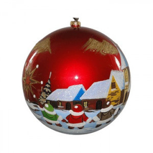 Boule de Noël faite main SAPIN - Dimensions:12cm /15cm /20cm /25cm