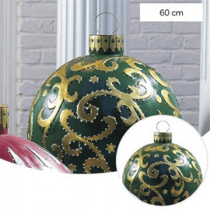  Boules de Noël Gonflables - Diamètre: 60 cm