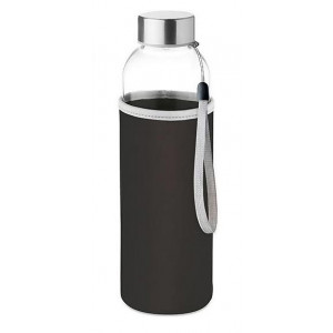 Bouteille en verre 500 ml personnalisable - Taille du produit : Ø6 x 22 cm