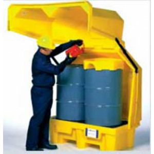 Box de stockage en pehd pour fût - Charge admissible : 1361 kg