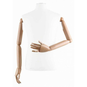 https://www.techni-contact.site/ressources/images/produits/merchandising/bras-articules-en-bois-pour-buste-73485422-1.jpg - Bras Flexible - En bois