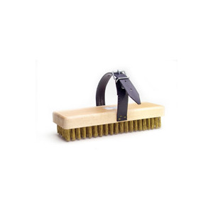 Brosse à parquet en acier souple - Dimension monture (L x l) : 200 x 75 mm