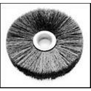 Brosse circulaire acier pour dépolissage et ébavurage - Série C (tab2) 0,26mm