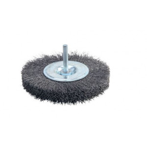 Brosse circulaire sur tige 2 rangs - Diamètre corps : de 38 à 125 mm