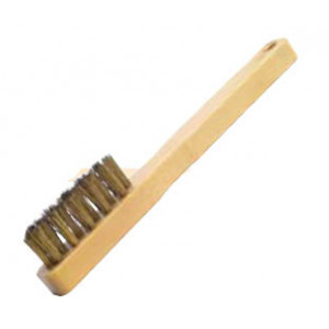 Brosse de bougie en acier - Acier laitonne