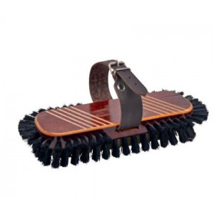 Brosse pour ménage et entretien -  Garnissage : Fibres de soie marron 0.30 mm