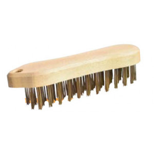 Brosse violon 5 rangs - Fils : Ondule  -  Plat  -  Rond.