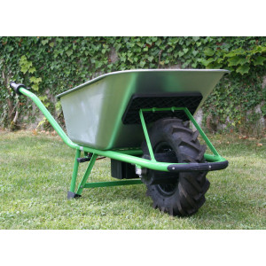 Brouette électrique 100 litres - Charge maximum 120 kg - Puissance moteur 250 W