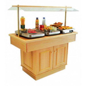 Buffet de présentation modulable - Dimensions : L.1400 x l.700 x H.930 mm