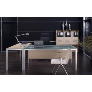 Bureau de direction - Bureau direction verre ou melamine