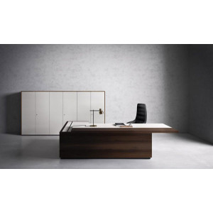 Bureau direction contemporain - Mobilier haut de gamme - Plateau extensible