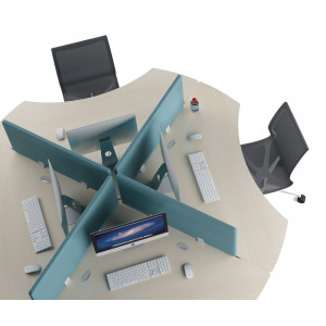 https://www.techni-contact.site/ressources/images/produits/merchandising/bureau-marguerite-4-personnes-250x250x73-5-cm-4-ecrans-de-separation-57345114-1.jpg - Dimensions totales: 250 x 250 cm Hauteur 73,5 cm
