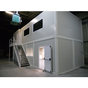 Bureau préfabriqué - Bureau avec étages - Construction modulaire - De 4mx5m à 8mx5.90m
