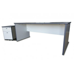 Bureau rectangulaire occasion - Longueur bureau : 180 cm