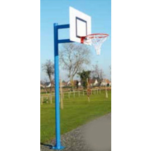 But de basket Ball avec monture en tube - Monture en tube métallique - Panneau polyester