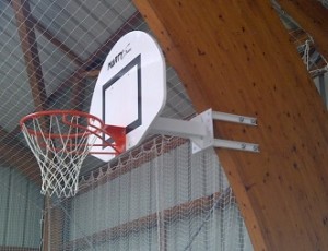 But mini basket pour mur - Cercle hauteur fixe 2,60 ou 3,05 m – Déport 0,60 m