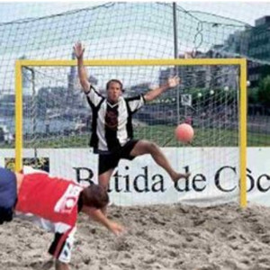 But pour beach soccer en alu - Dimensions (L x H) : 3 x 2m