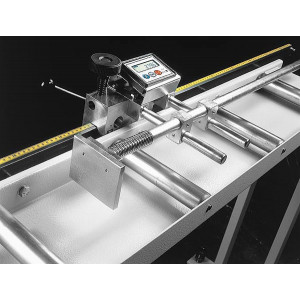 Butée de mesure - Manuelle ou automatique pour tables à rouleaux lourdes jusqu'à 5000 kg