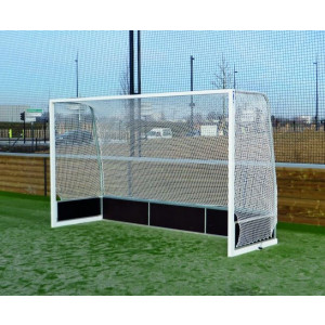 Buts de compétition hockey sur gazon - Aluminium - Dimensions : 3,66 x 2,10 m - Profondeur cage 1,20 m