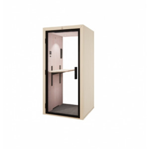 https://www.techni-contact.site/ressources/images/produits/merchandising/cabine-acoustique-1-personne-assis-debout-17494359-1.jpg - 1 place - Connectivité - Performance Acoustique - Hauteur réglable - Personnalisation Intégrale