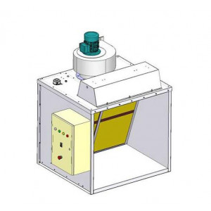 Cabine aspirante - Alimentation: 400 V Tri+T