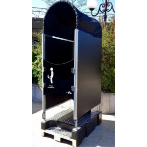 Cabine urinoir pour hommes - Cuve de 200L avec vidange par pompage