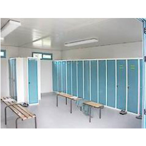 Cabine vestiaire - Construction modulaire adaptable