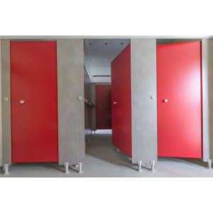 Cabines collectives pour piscine - Stratifié massif 10 mm