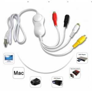 Cable usb capture vidéo pour mac - Utiliser la connexion S-Video pour la meilleure qualité