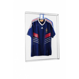 Cadre affichage maillot sport - Plexiglas de 5 et 3 mm - Épaisseur 8 cm-  Hauteur : 98 cm - Largeur : 74 cm