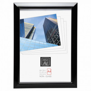 https://www.techni-contact.site/ressources/images/produits/merchandising/cadre-clipsable-en-aluminium-a4-33238971-1.jpg - Format : A4 - Aluminium - Noir
