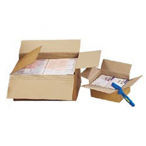 Caisse américaine carton à hauteur variable - Dimension (Lxlxh) cm : de 21,5 x 15,5 x 14 à 43 x 30,5 x 25