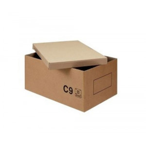 Caisse carton couvercles - Dimensions : 300x200x90 (mm)