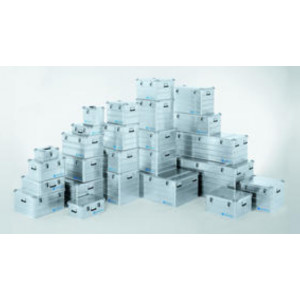 Caisse de stockage aluminium 1000 x 500 - Capacité : De 27 à 162 Litres