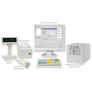 Caisse manuelle de parking - Centrale de Gestion avec fonctions caisse manuelle