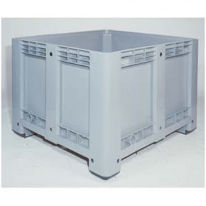 Caisse palette gerbable en plastique - Charge admissible dynamique : 510 kg