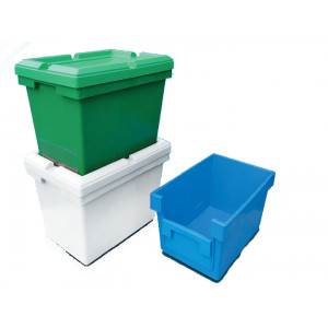 Caisse plastique emboîtable - Capacité  : 25 l