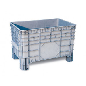 Caisse plastique polyéthylène 285 L - - Dimensions extérieures : 1040x640x670 mm - Dimensions intérieures : 930x590x515 mm