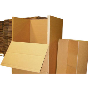 Caisses d'emballage carton - Carton compact ondulé