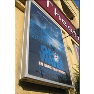 Caisson publicitaire cinéma - Formats d'affichage : 600 x 400 - 800 x 600 - 1200 x 800 - 1600 x 1200 mm