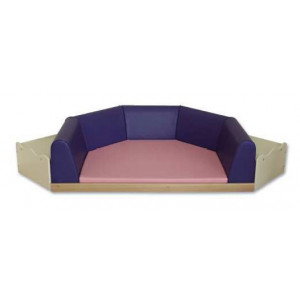 Canapé loveuse - Dimensions (L x P x H) cm : 162 x 118 x 41 - 228 x 118 x 41