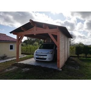 Carport en bois - Sur mesure