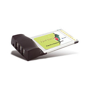 Carte PCMCIA pour ordinateur portable - Carte PCMCIA pour ordinateur portable - 2 ports USB 2.0